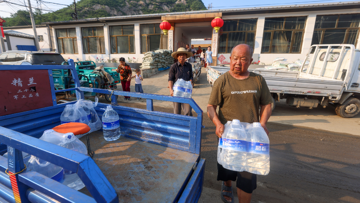 北京密云冯家峪镇：受灾村民基本生活有保障